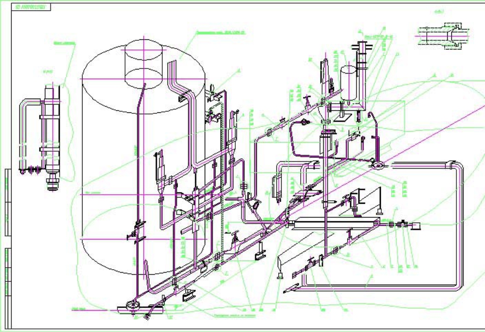 Фото чертежа системы бурового оборудования